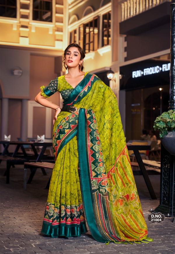 Vinamra Vastu Laxuria Vol 1 Fancy Cotton Printed Saree Collection